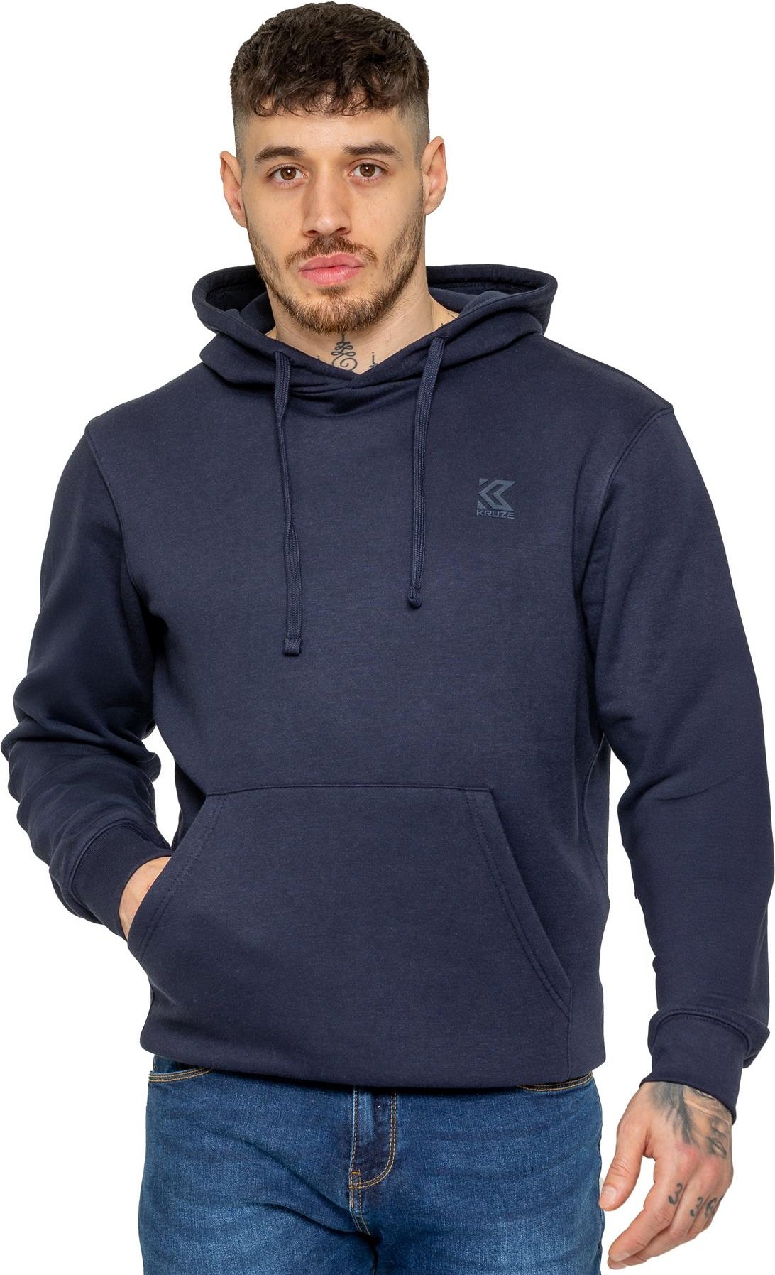 Kruze | Herren Fleece-Kapuzenpullover