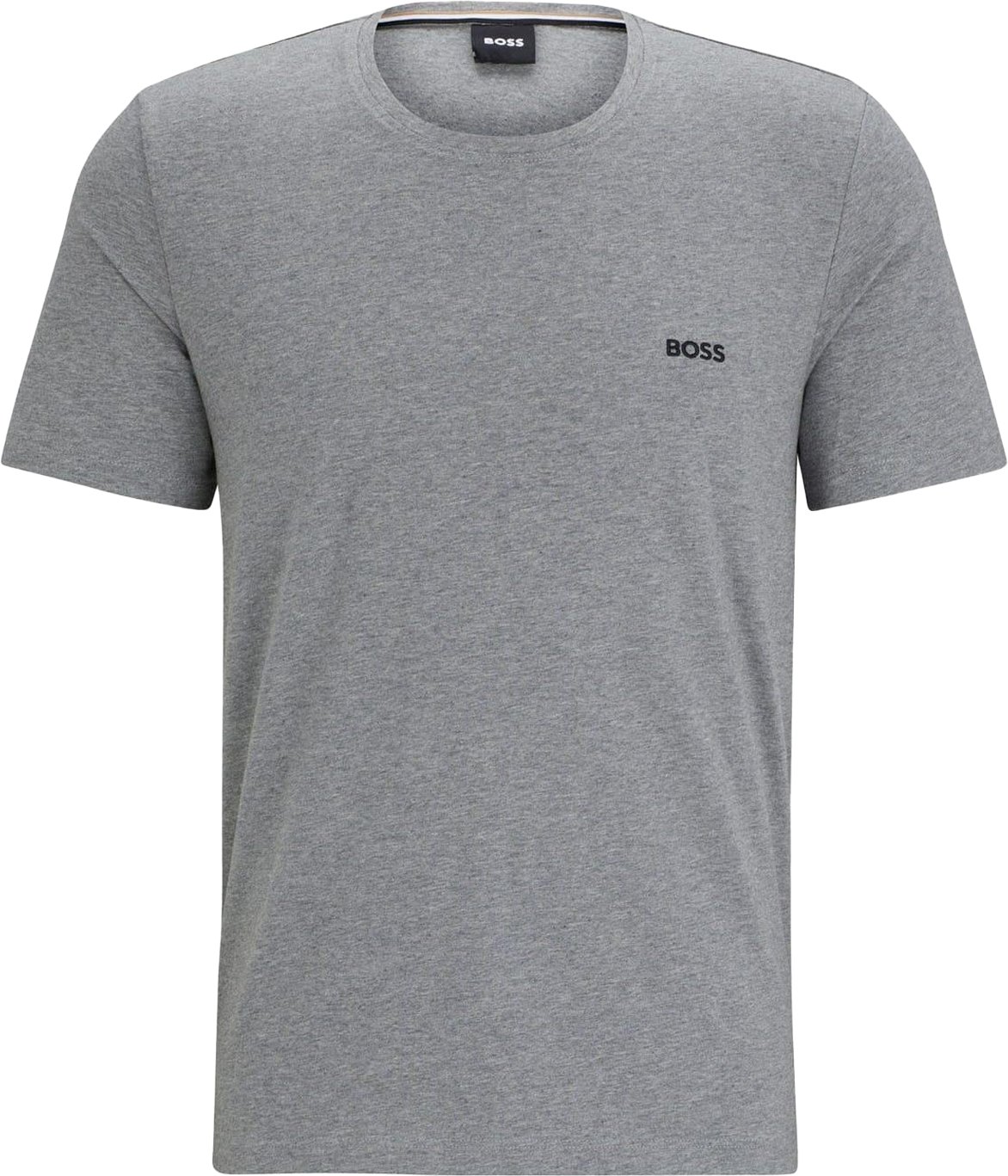 Boss - "Mix&Match" T-Shirt Gesticktes Logo für Herren (Grau)