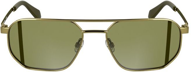 Aviator-Sonnenbrille mit grünen Verlaufslinsen