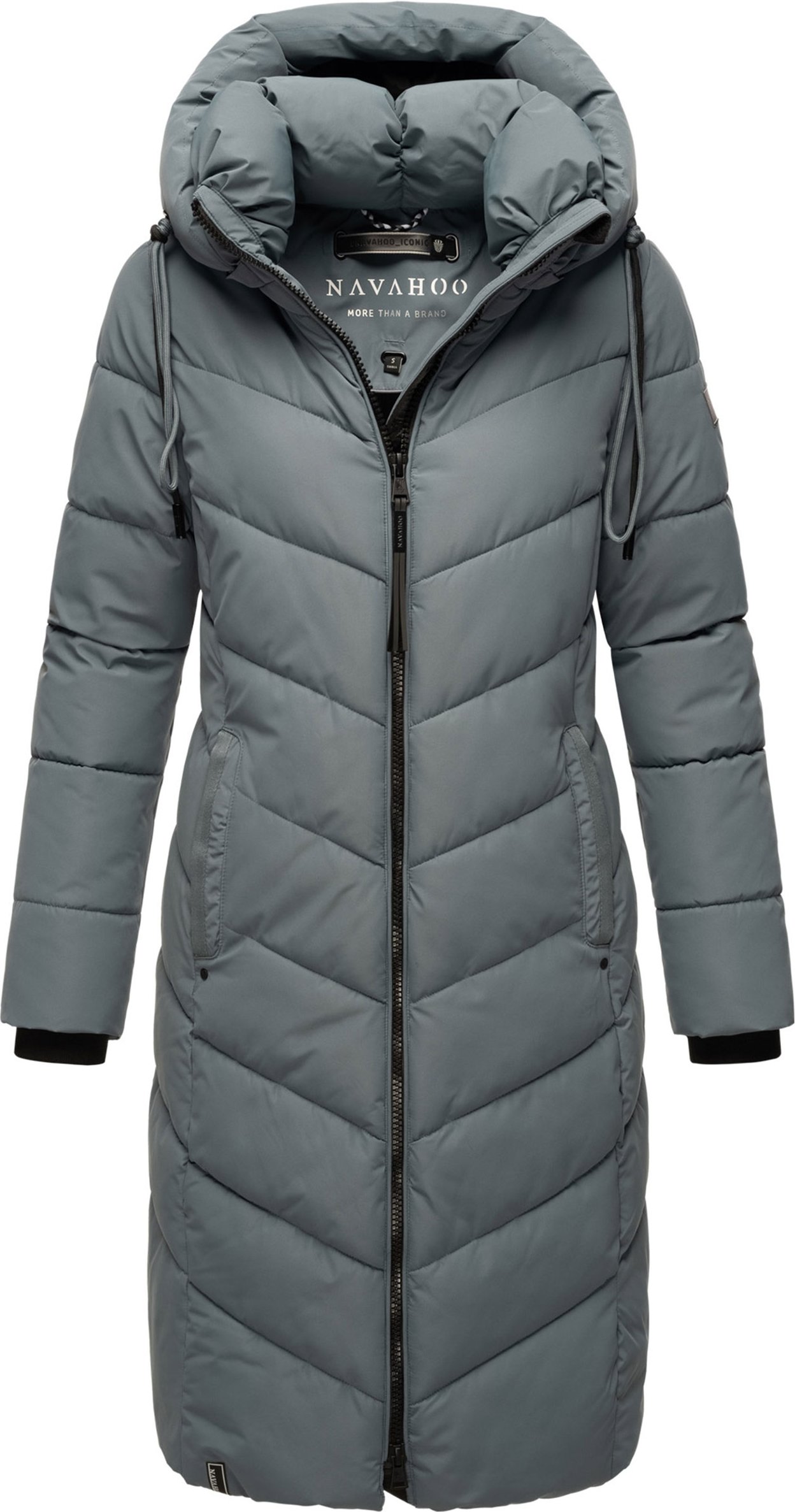 Navahoo Damen Winterjacke Sahnekatzii – Lang & Extra Warm