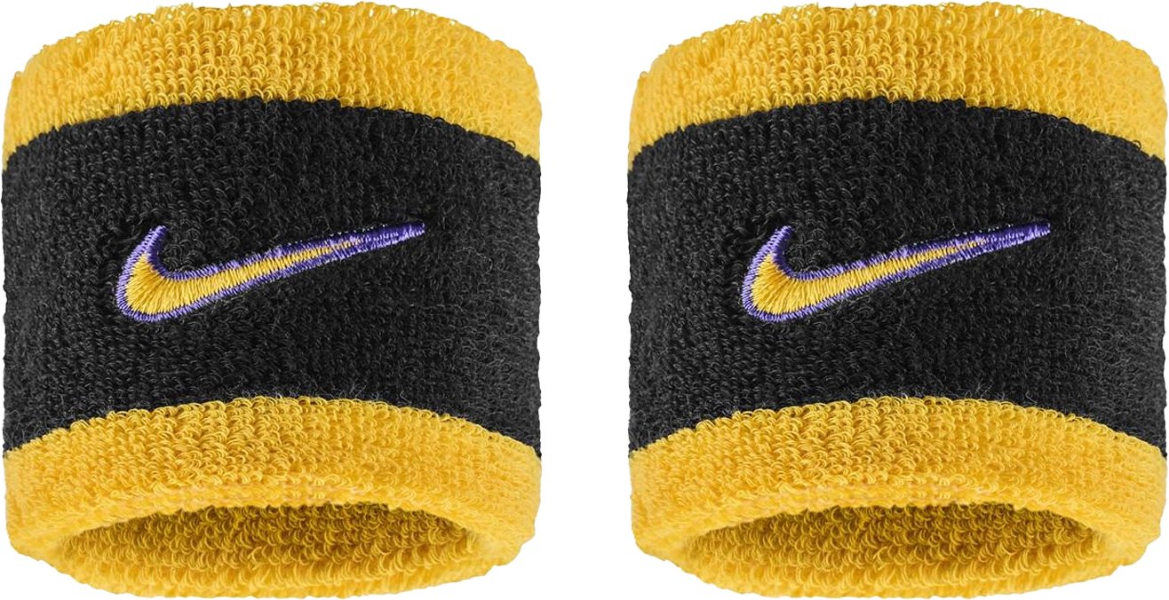 Nike - "Classic" Schweißband (2er-Pack) (Violett/Gelb)