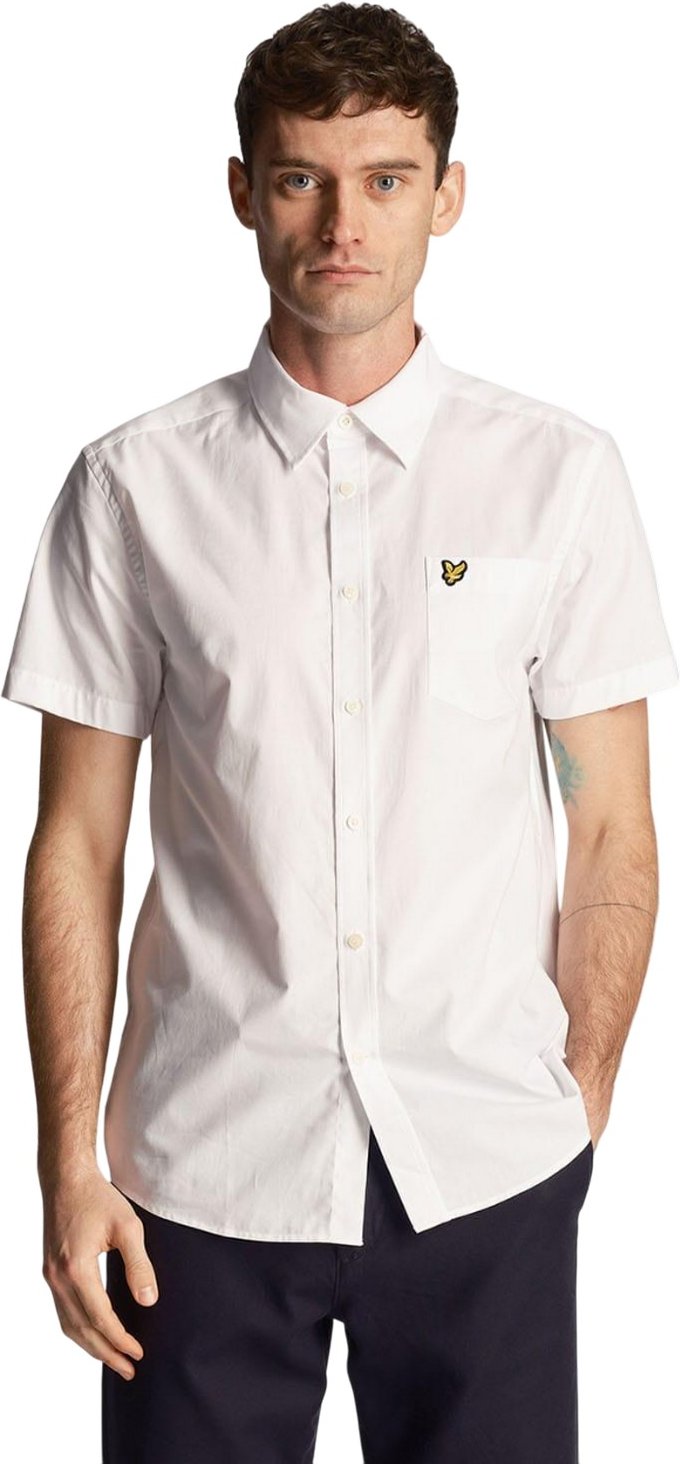 Lyle & Scott - Hemd für Herren Popelin kurzärmlig (Weiß)