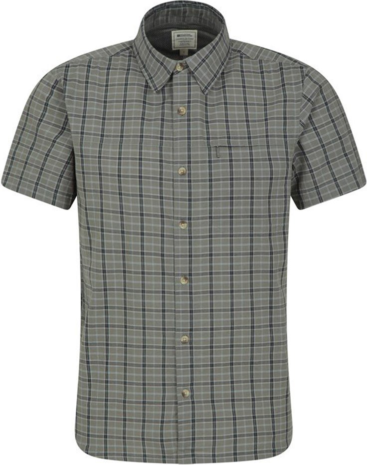 Mountain Warehouse Herren Holiday Baumwollhemd (Khaki)