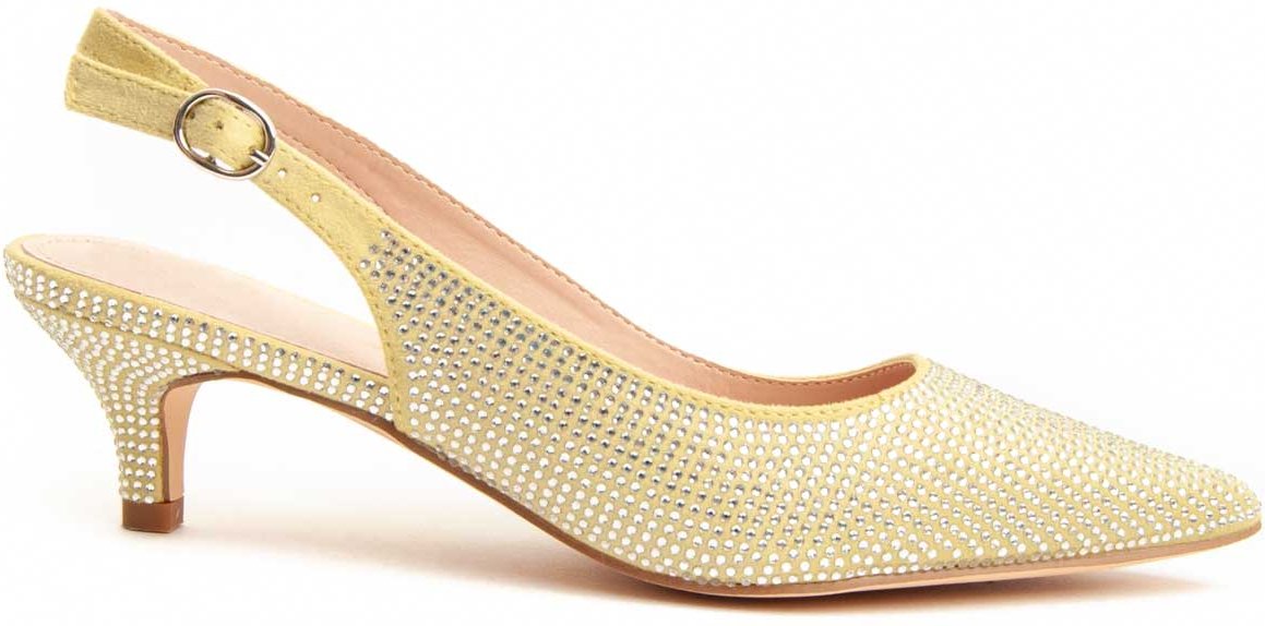 Montevita High Heel Festschuh5 Gelb