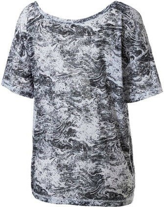 Puma Tänzer Drapey White Grey Grey Mustered Womens T-Shirt 515721 02 A76C