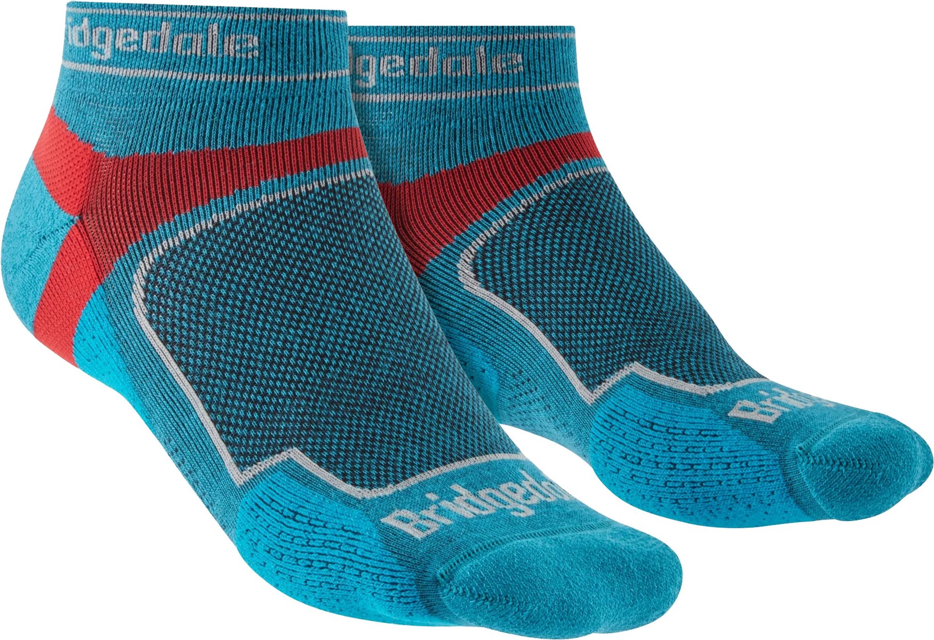 Bridgedale - Mens Running Ultralight Sport Low Socken - Blau