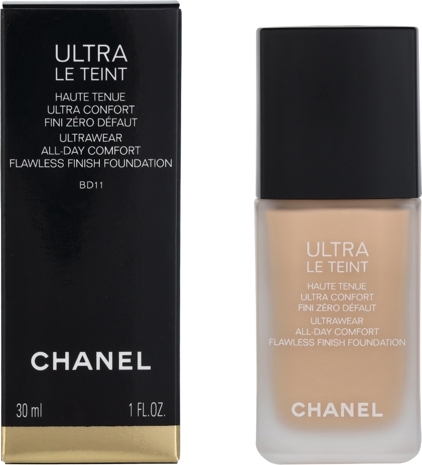 Chanel Ultra Le Teint Flawless Finish Fluid Foundation.