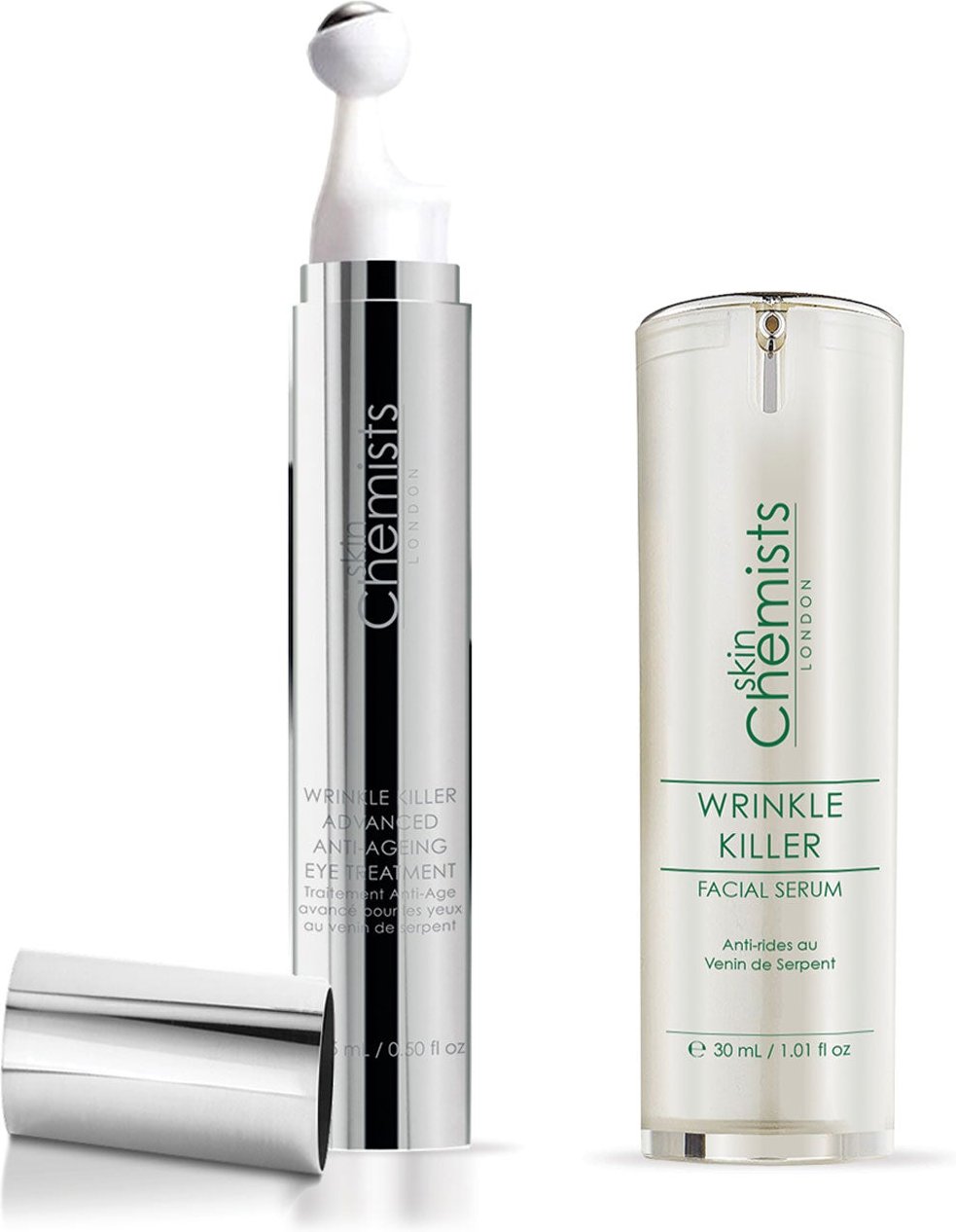 skinChemists Faltenkiller Anti-Aging Augen- und Gesichtsserum-Set