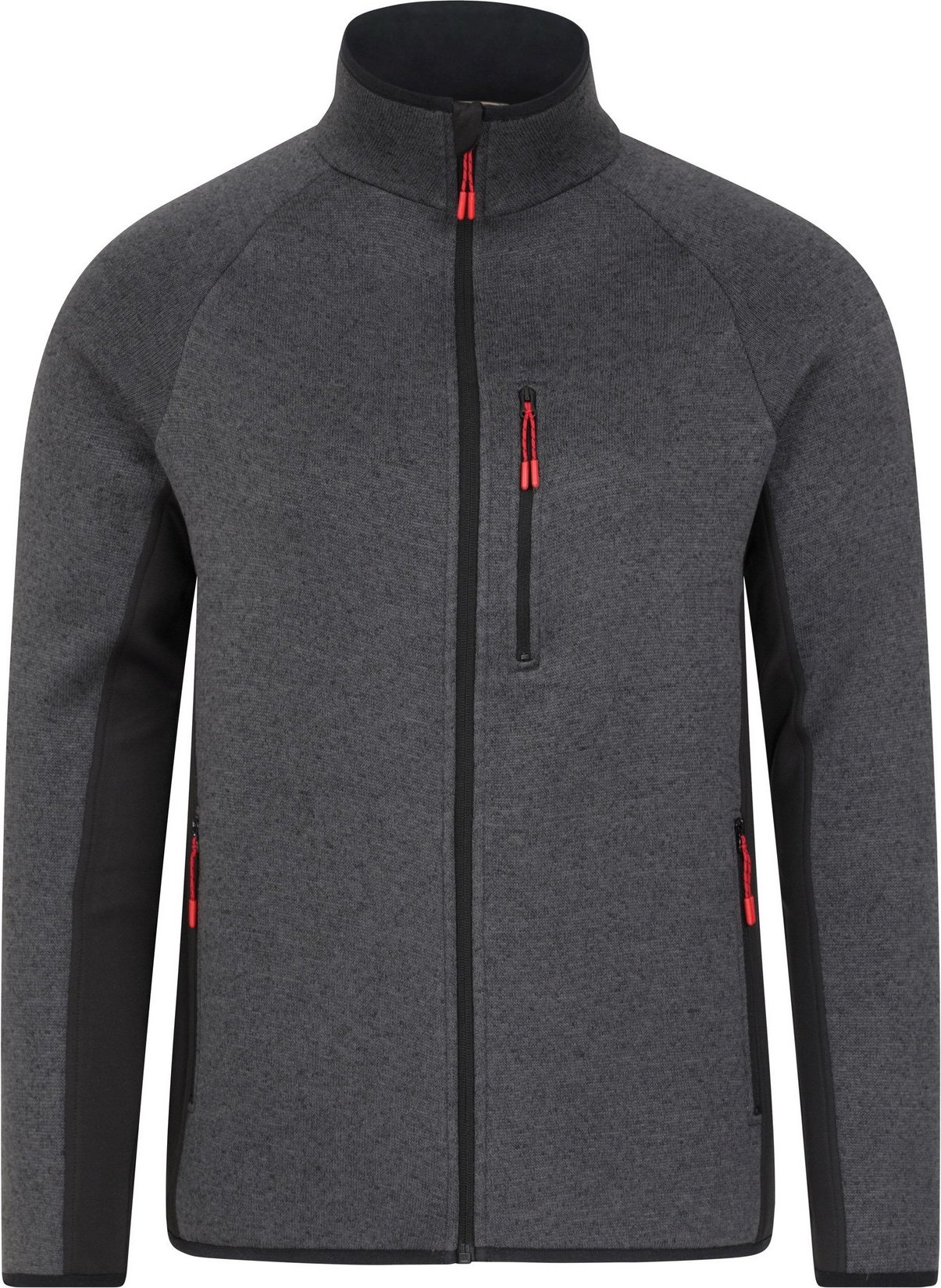 Mountain Warehouse Herren Treston Full Zip Fleece Jacke (Schwarz)