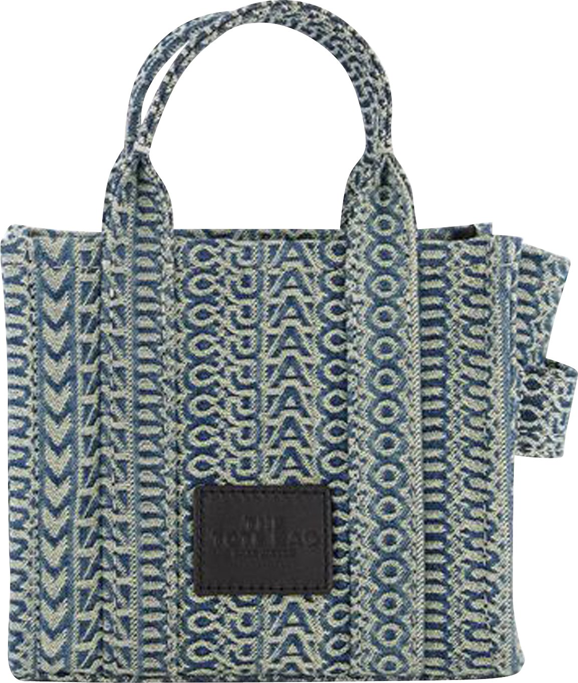 Thumbnail - Tote bag The Micro Tote - Marc Jacobs - Baumwolle - Blau