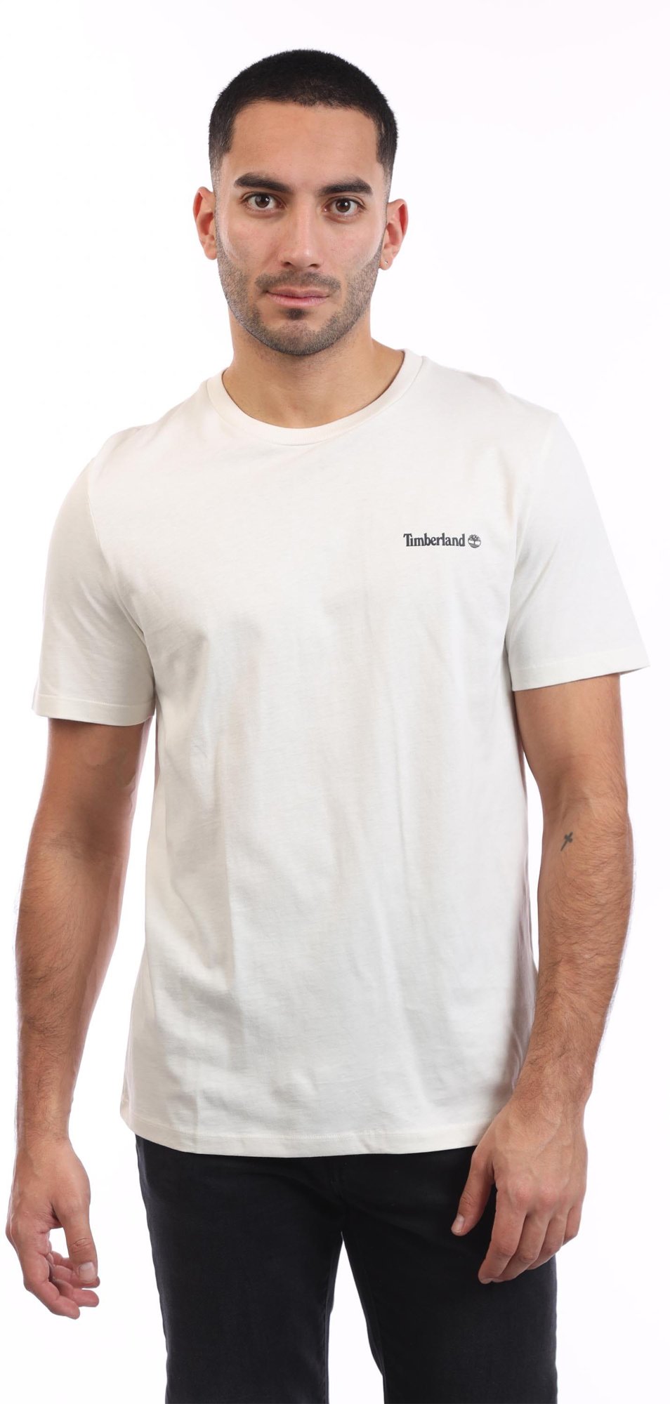 Timberland - T-Shirt für Herren, Logo (Beige)