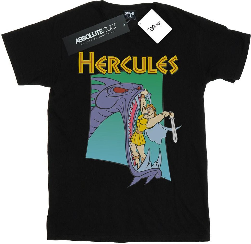 Disney - "Hercules Hydra Fight" T-Shirt für Herren (Schwarz)