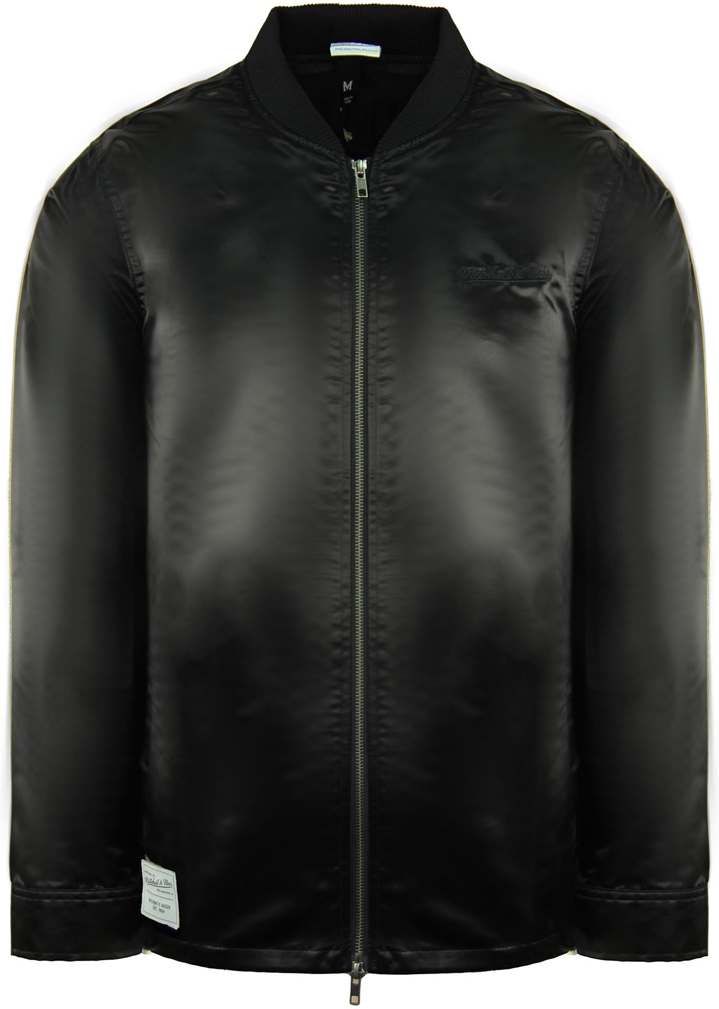 Mitchell & Ness Plain Mens Black Jacket