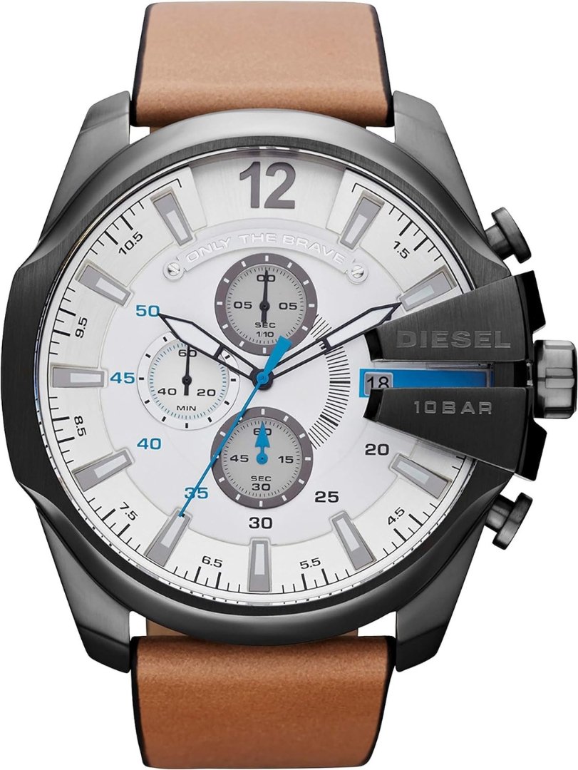 Diesel Mega Chief Braun Herren Armbanduhr DZ4280