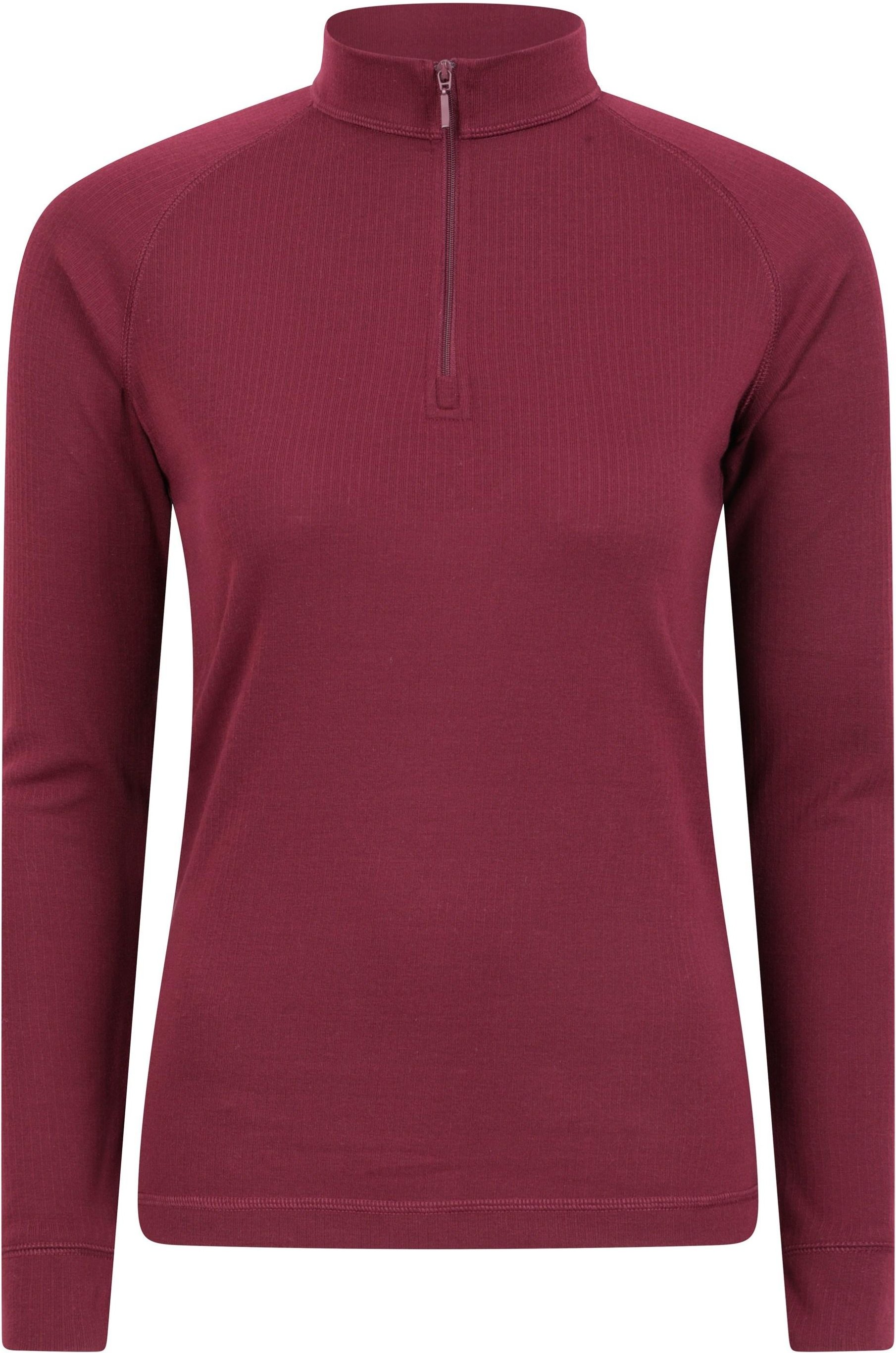 Mountain Warehouse - "Talus" Thermo-Top Reißverschluss für Damen Langärmlig (Pink)