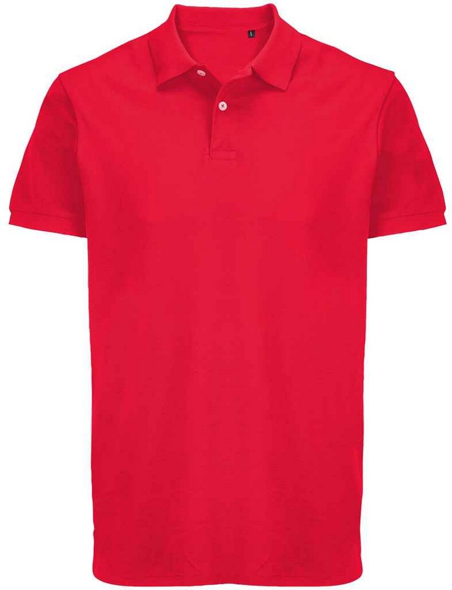SOLS - "Pacific" Poloshirt Doppelnähte für Herren/Damen Unisex (Rot)