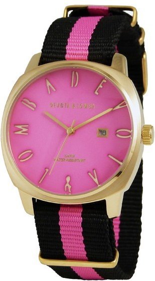 Herrenuhr Devota & Lomba DL008MSPBK-PK-02PINK (Ø 42 mm)