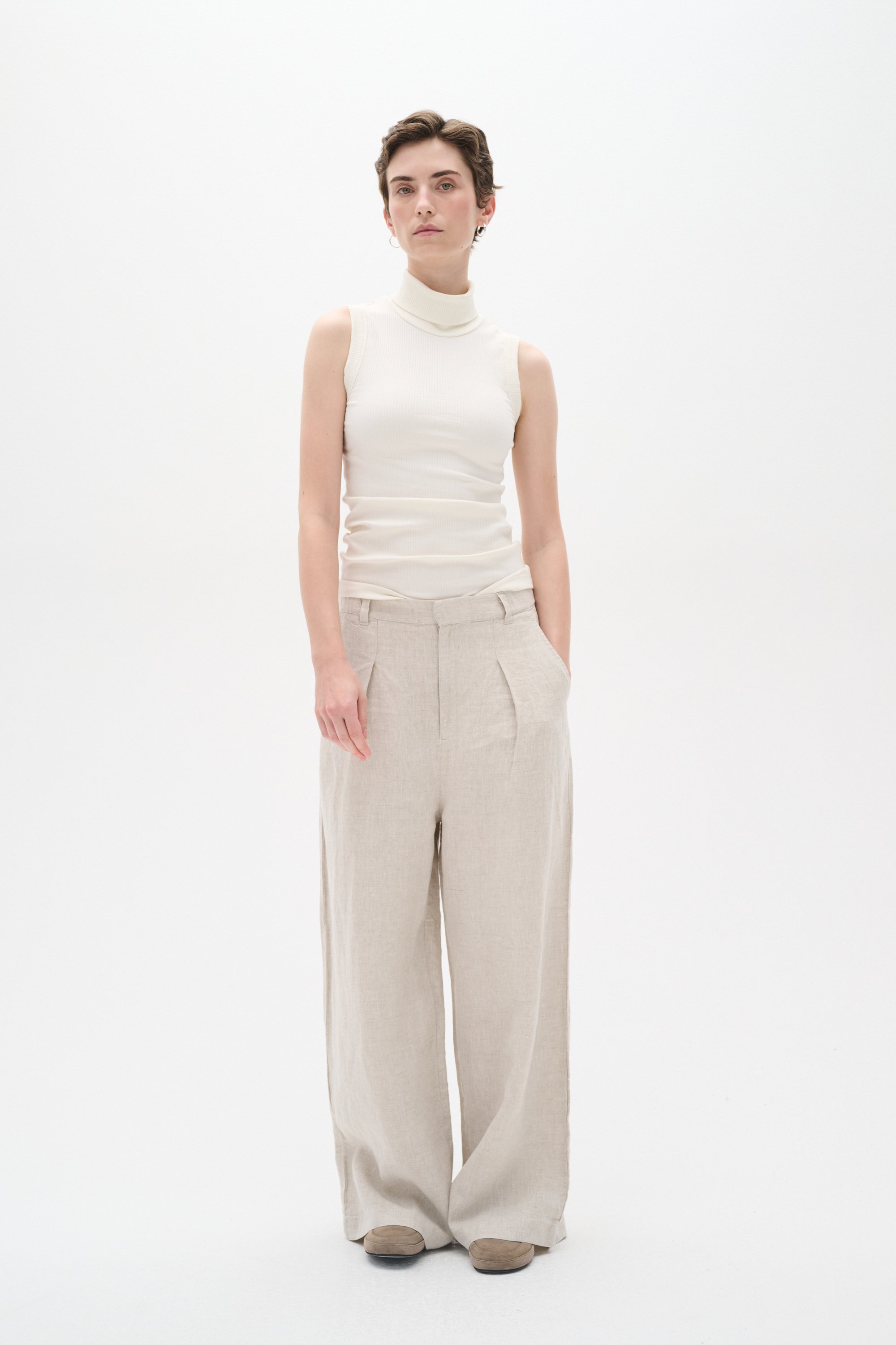 Jerseytop Tight fit Whisper White