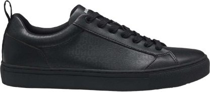 Hugo - "Morrie" Monogramm Sneaker für Herren, Kunststoff (Schwarz)