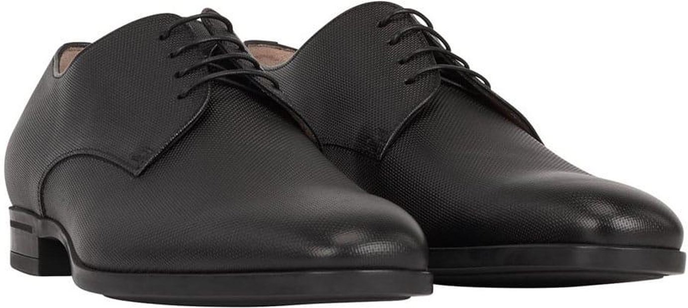 Boss - Herren Schnürschuhe "Kensington", Leder (Schwarz)