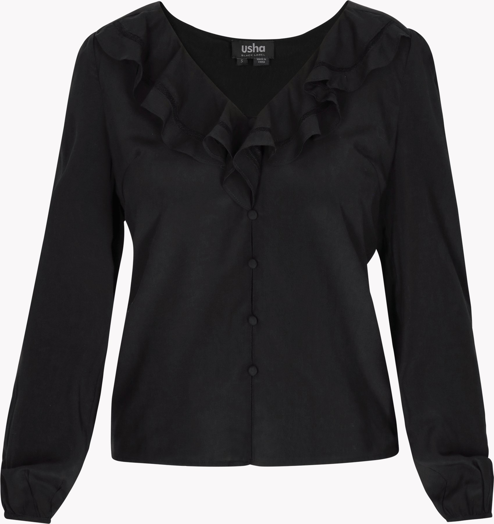 usha Bluse Frauen Schwarz
