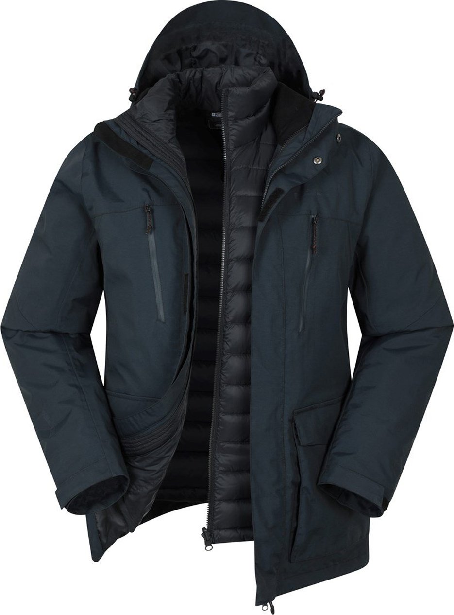 Mountain Warehouse - "Maple" Jacke, wasserfest für Herren (Marine)