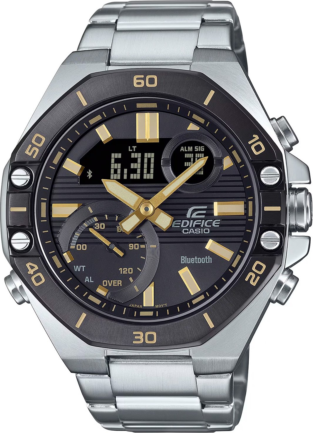 Casio Edifice Herren Silberne Uhr ECB-10DB-1A9EF