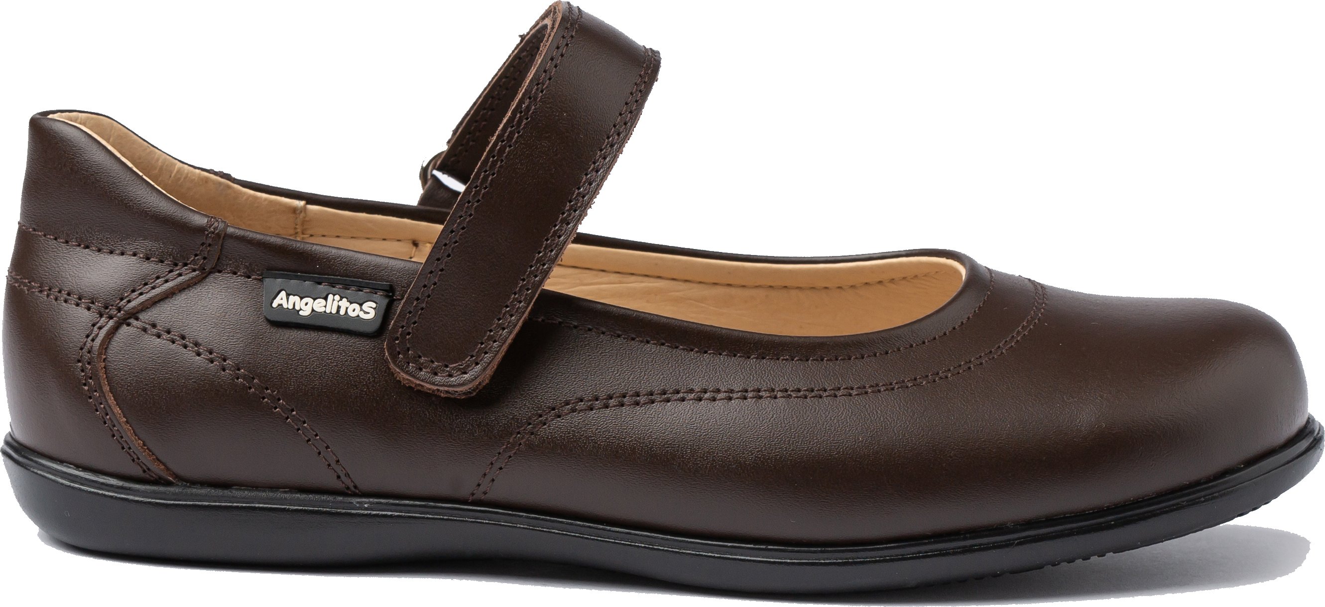 Schul-Ballerina-Schuhe aus Leder