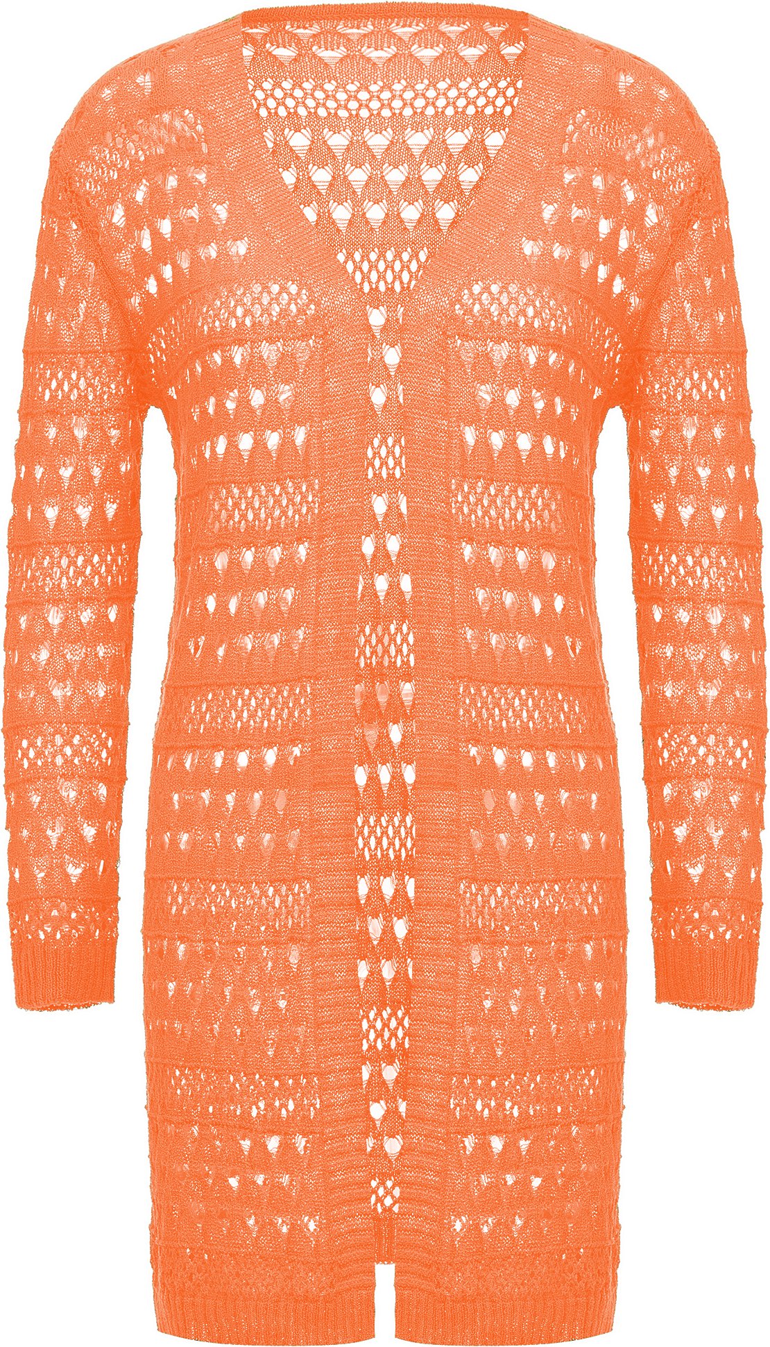 Mymo Strickjacke Frauen orange