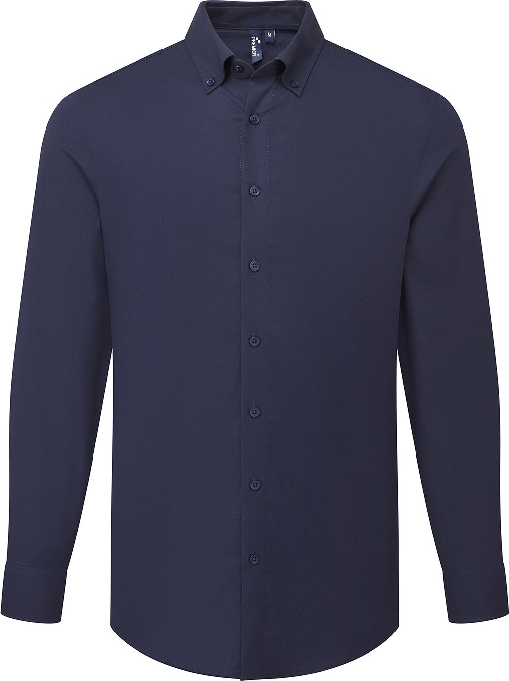 Premier - "Supreme" Formelles Hemd für Herren Langärmlig (Marineblau)