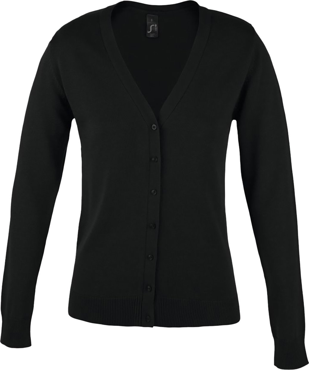 SOLS Damen/Damen Golden V-Ausschnitt Strickjacke (Schwarz)