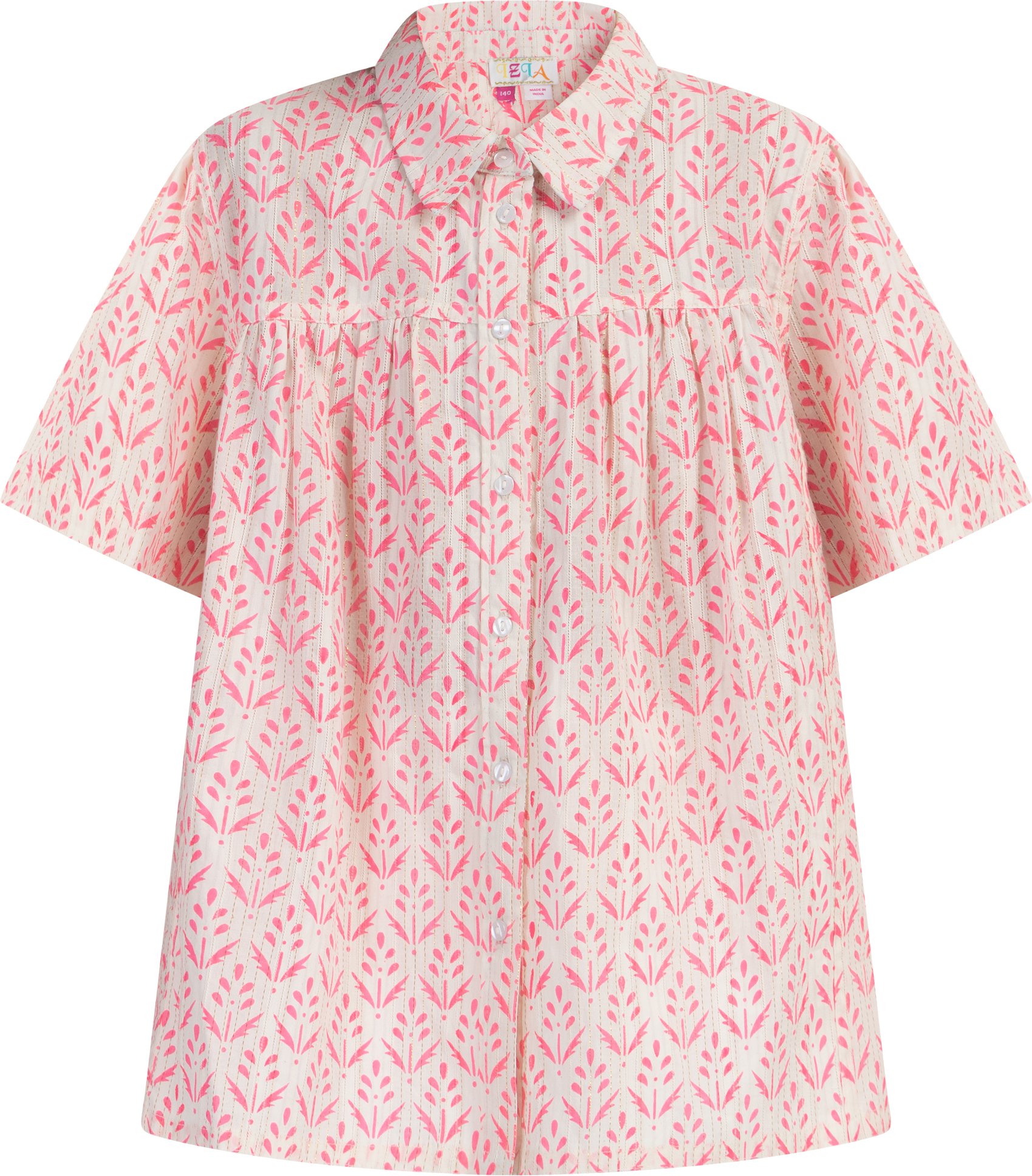 IZIA kurzarmbluse Mädchen (Kids) neonpink