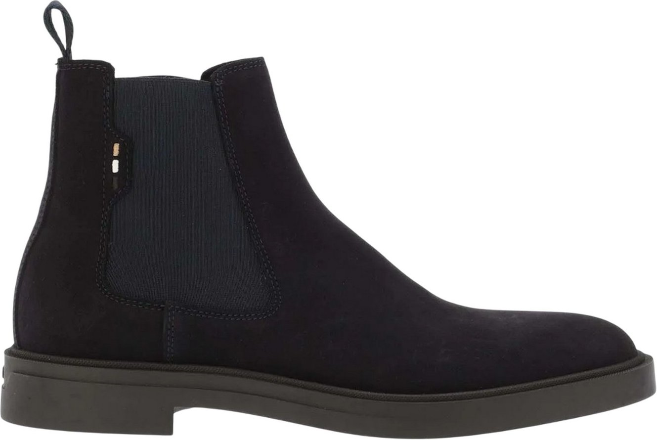 Thumbnail - Boss - Herren Stiefeletten "Calev", Wildleder (Dunkelblau)