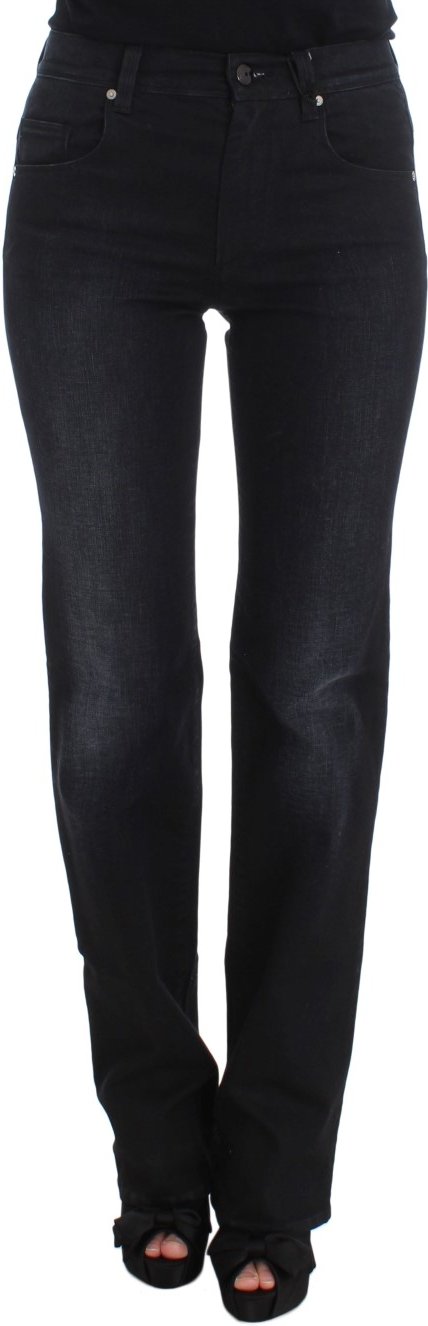 Ermanno Scervino Blaue Baumwollmischung Slim Fit Bootcut Jeans