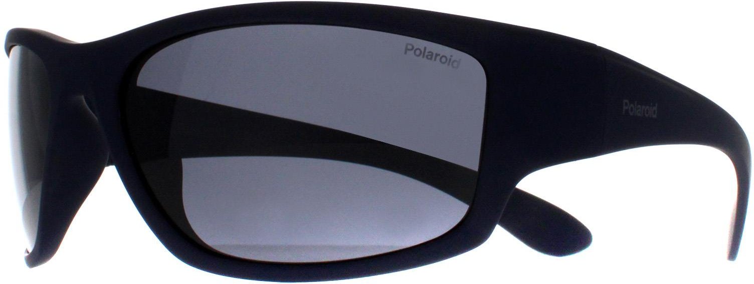 Thumbnail - Polaroid Wrap Unisex Matte Blau Grau Blau Polarisiert PLD 7005/S