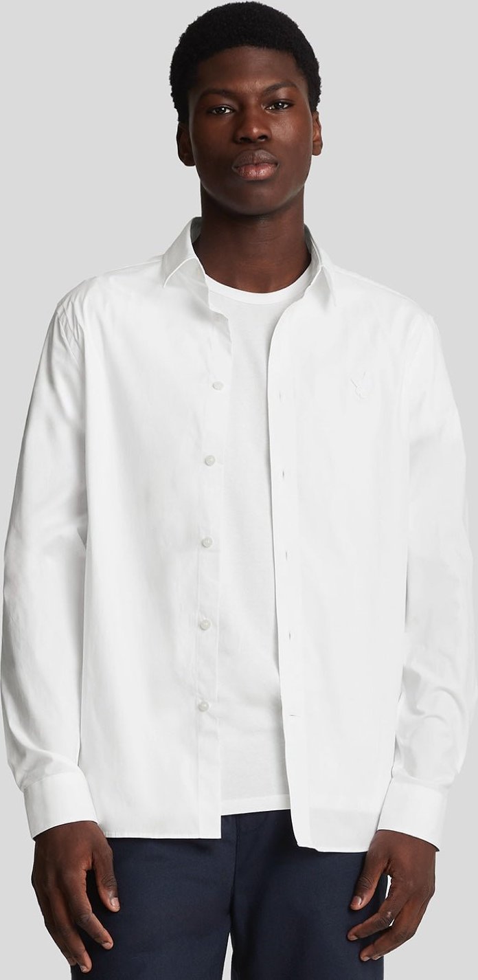 Lyle & Scott Popeline-Hemd aus Stretch-Stoff - Weiß