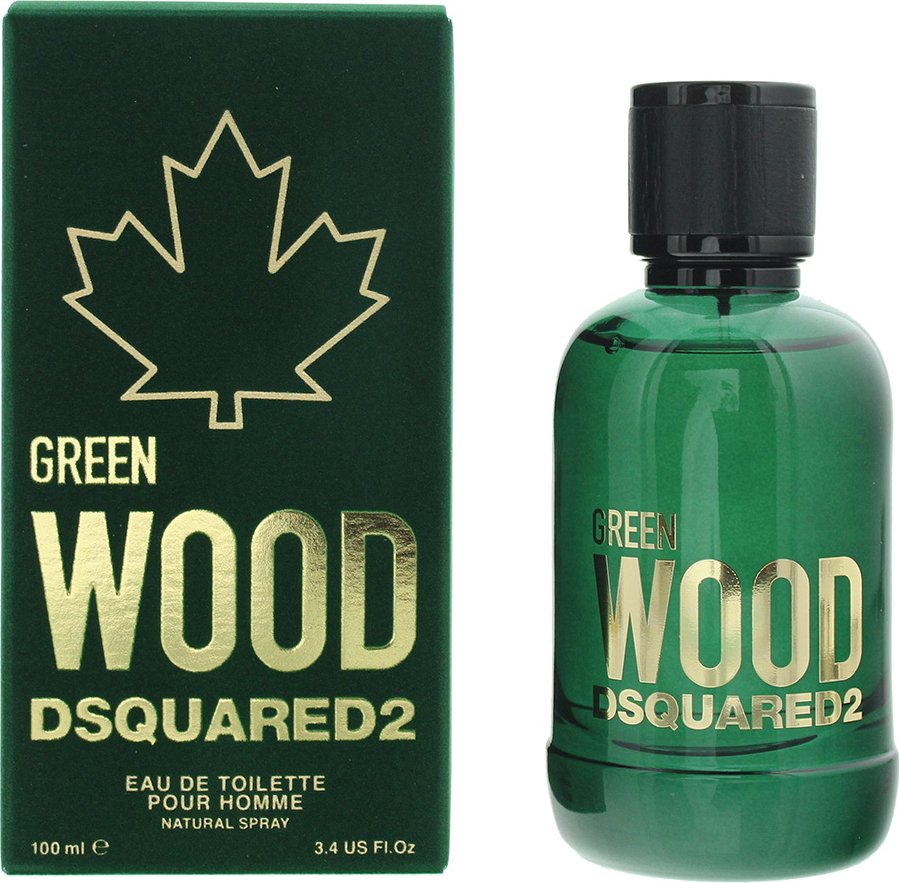 Dsquared2 Grünes Holz Pour Homme Eau de Toilette 100ml Spray