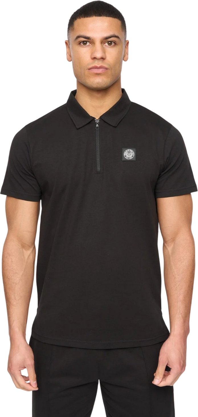 Henleys - "Henychill" Polo und Shorts Set für Herren (Schwarz)