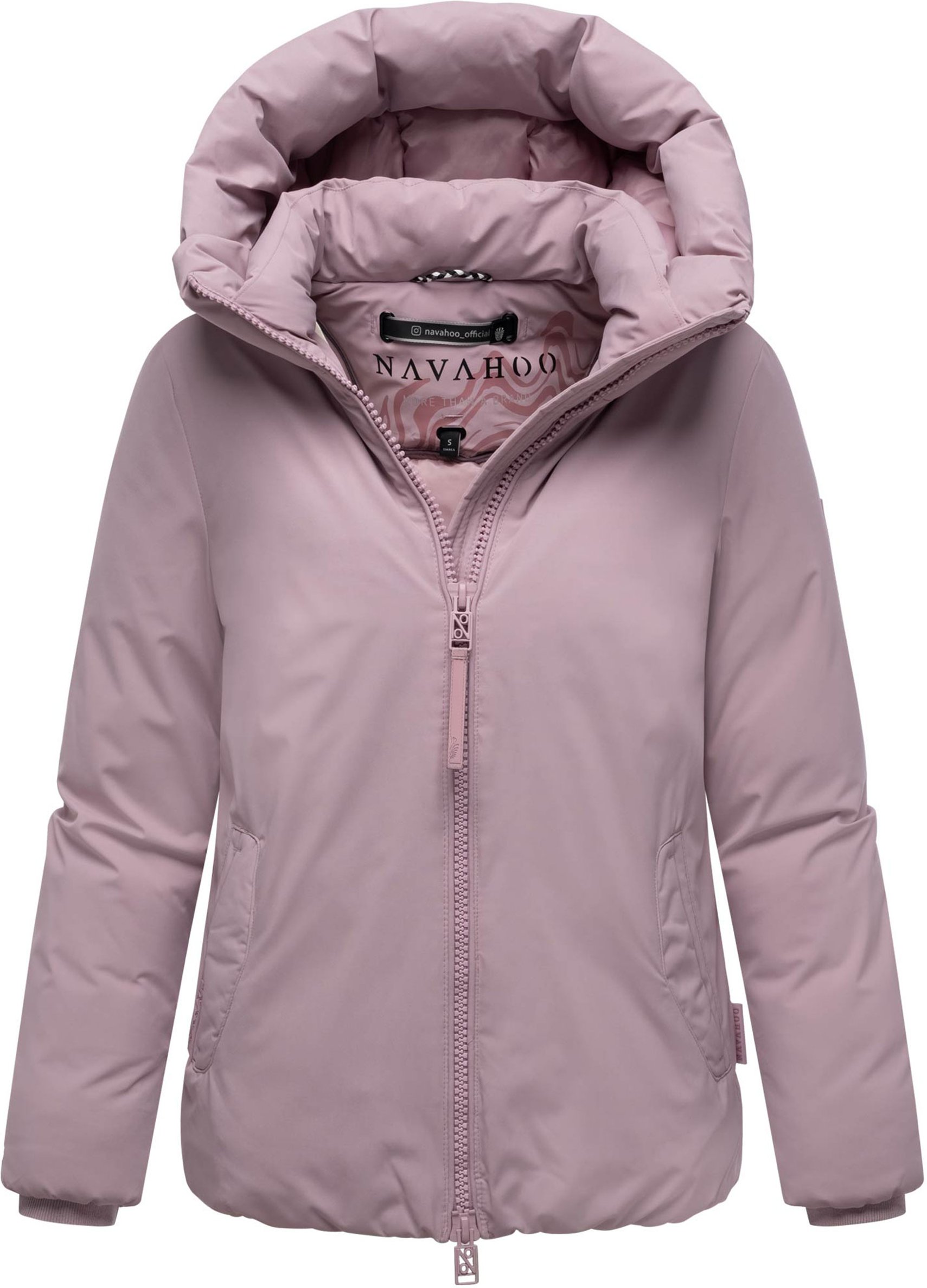 Thumbnail - Navahoo Blütenlicht Damen Winterjacke – schlicht, warm & funktional