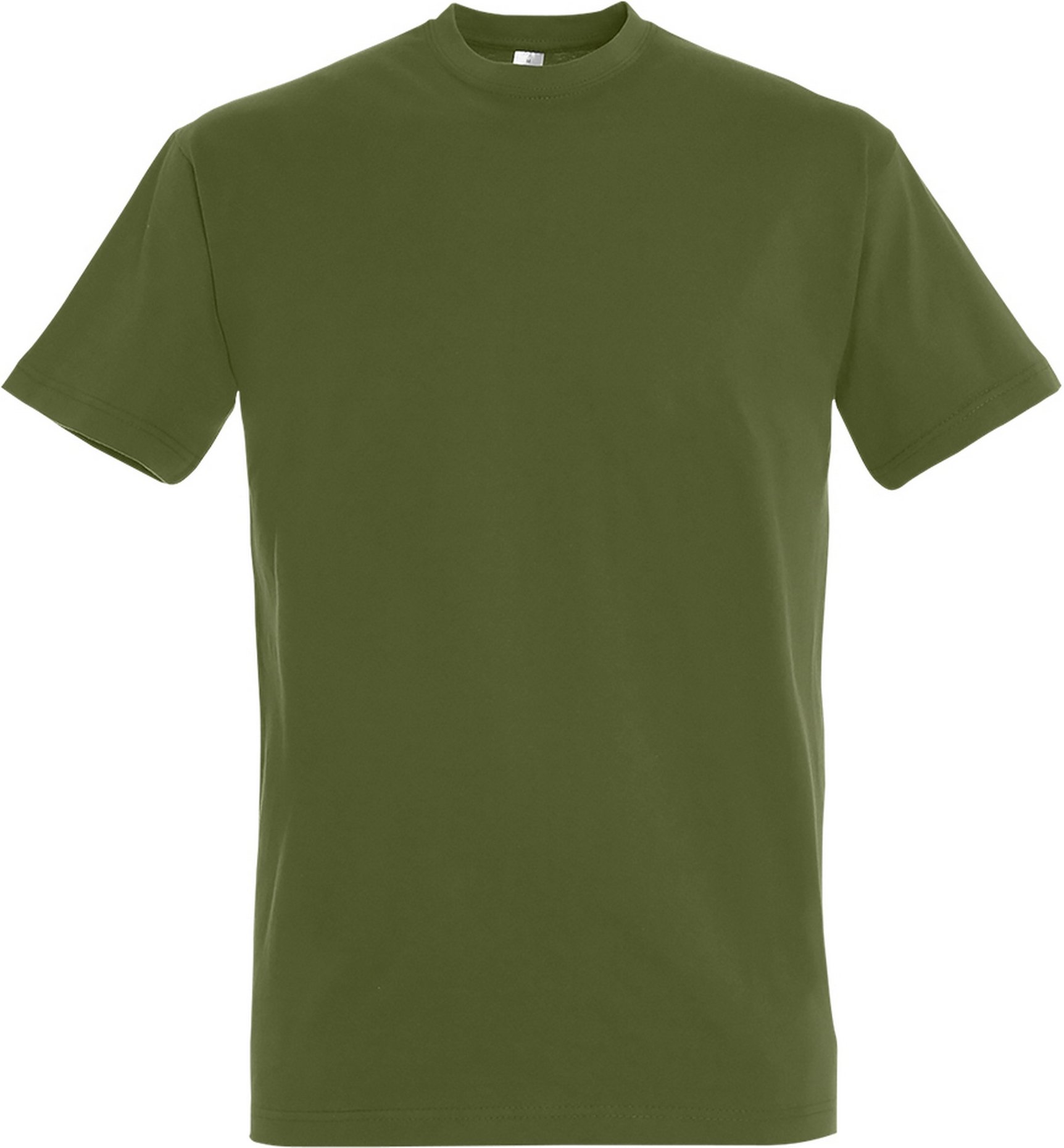 SOLS Mens Imperial Heavyweight Short Sleeve T-Shirt (Dark Khaki)