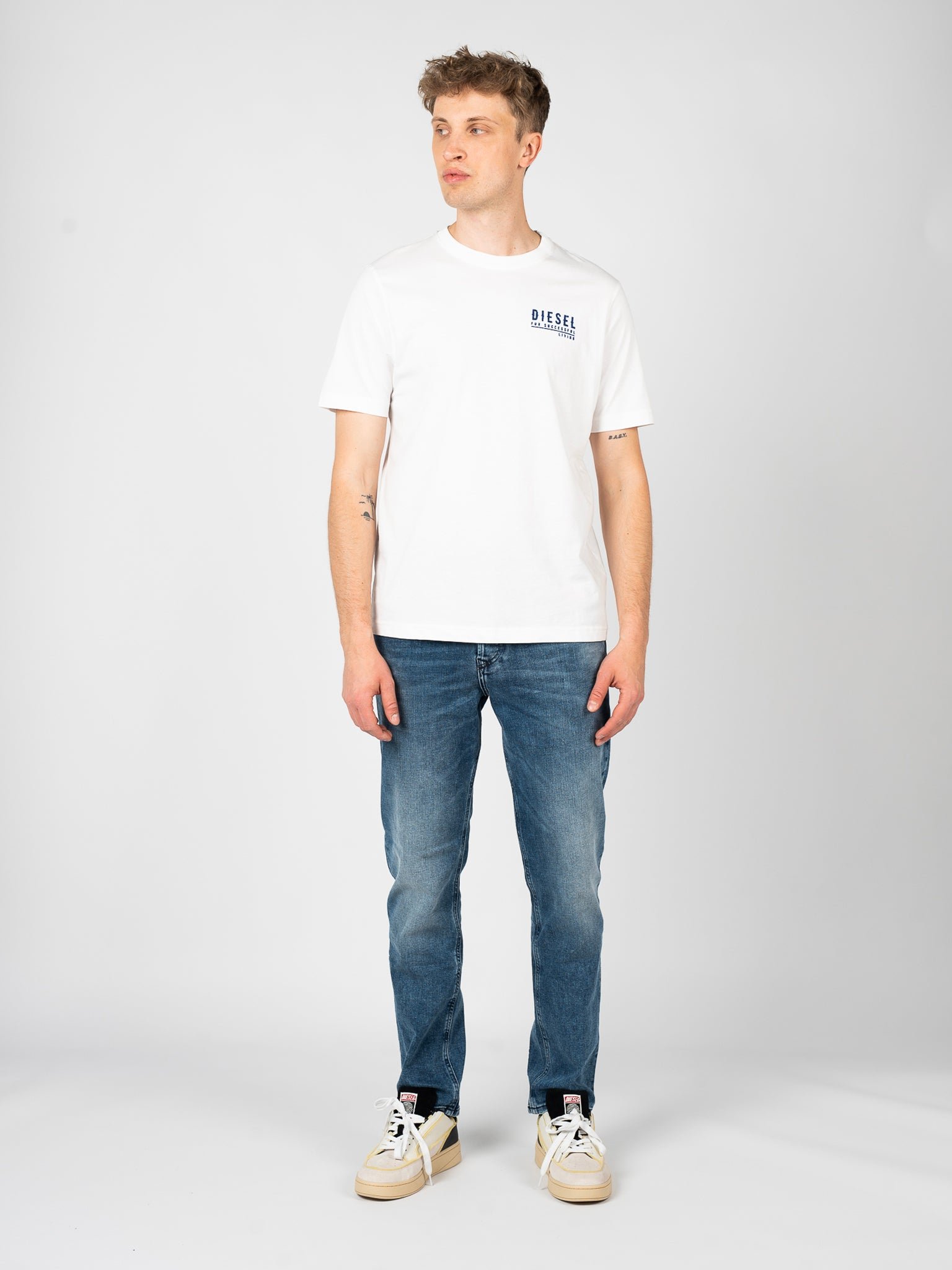 Diesel T-shirt T-Just Herren weiß
