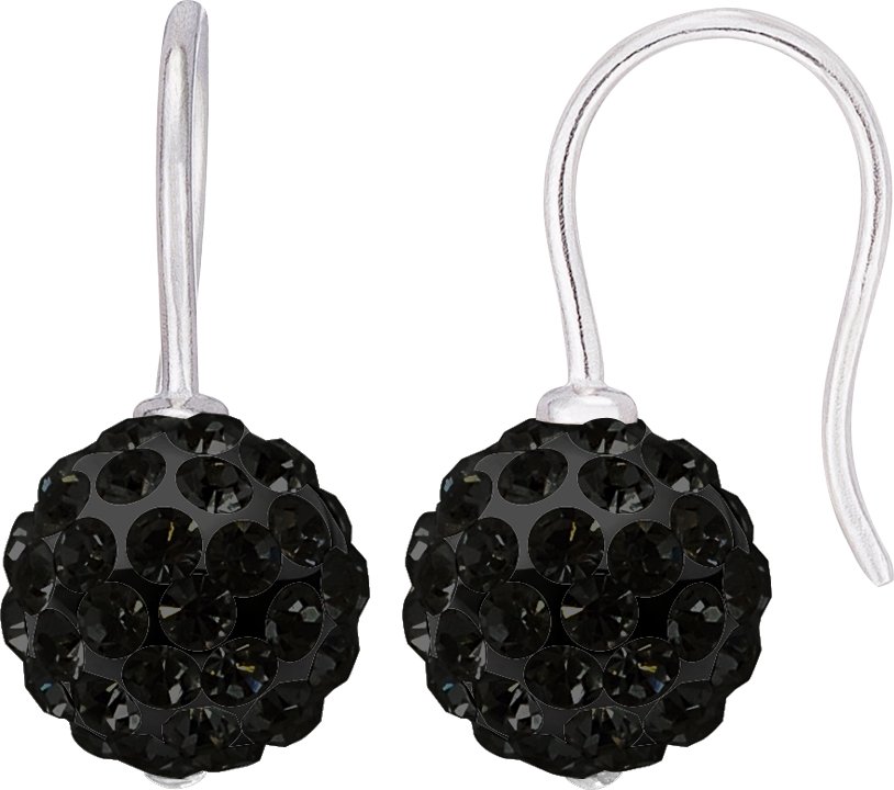 DIADEMA - Ohrringe Black Night - Kristall Schwarz - Kollektion Crystal Pearl