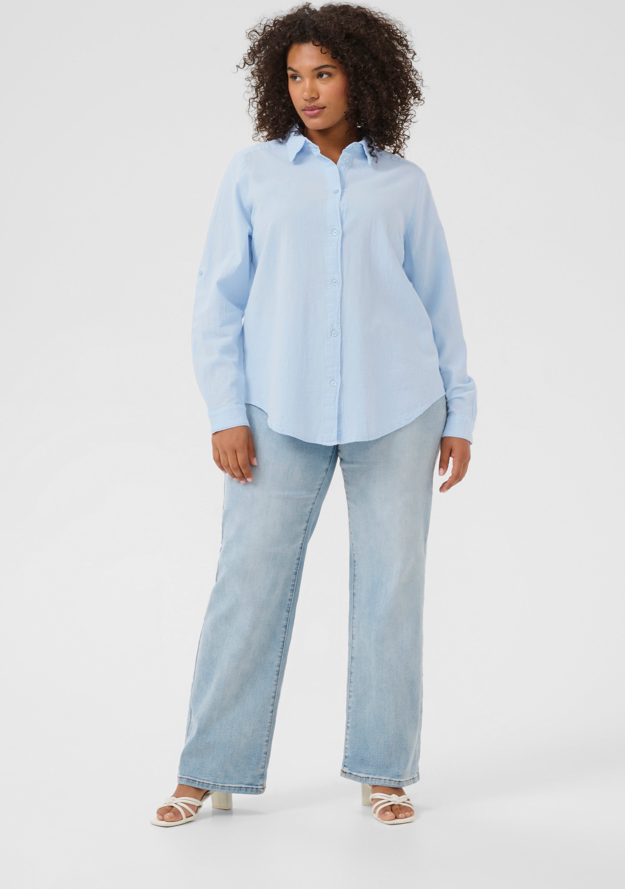 Langarm - Hemd Regular fit Windsurfer blue