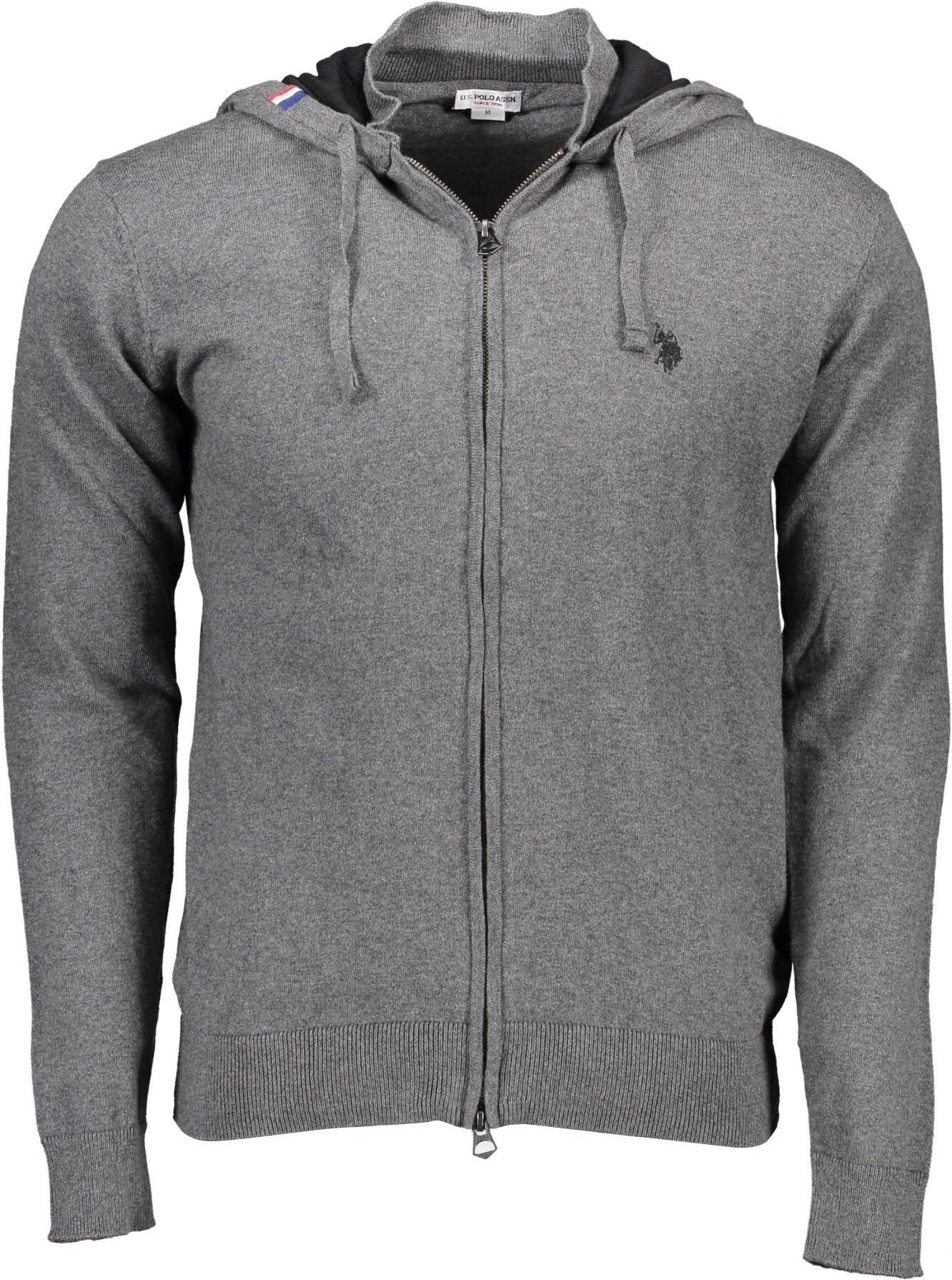 Zip-Up Strick-Hoodie Modell