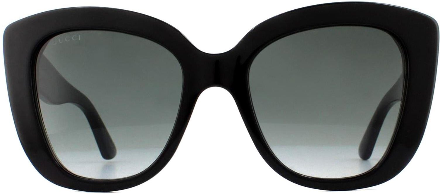 Gucci Cat Eye Frauen Schwarz Grau Gradient Sonnenbrille
