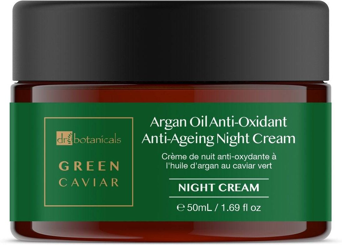 Dr Botanicals Grüner Kaviar & Arganöl Anti-Oxidationsmittel Anti-Aging Nachtcreme 50ml