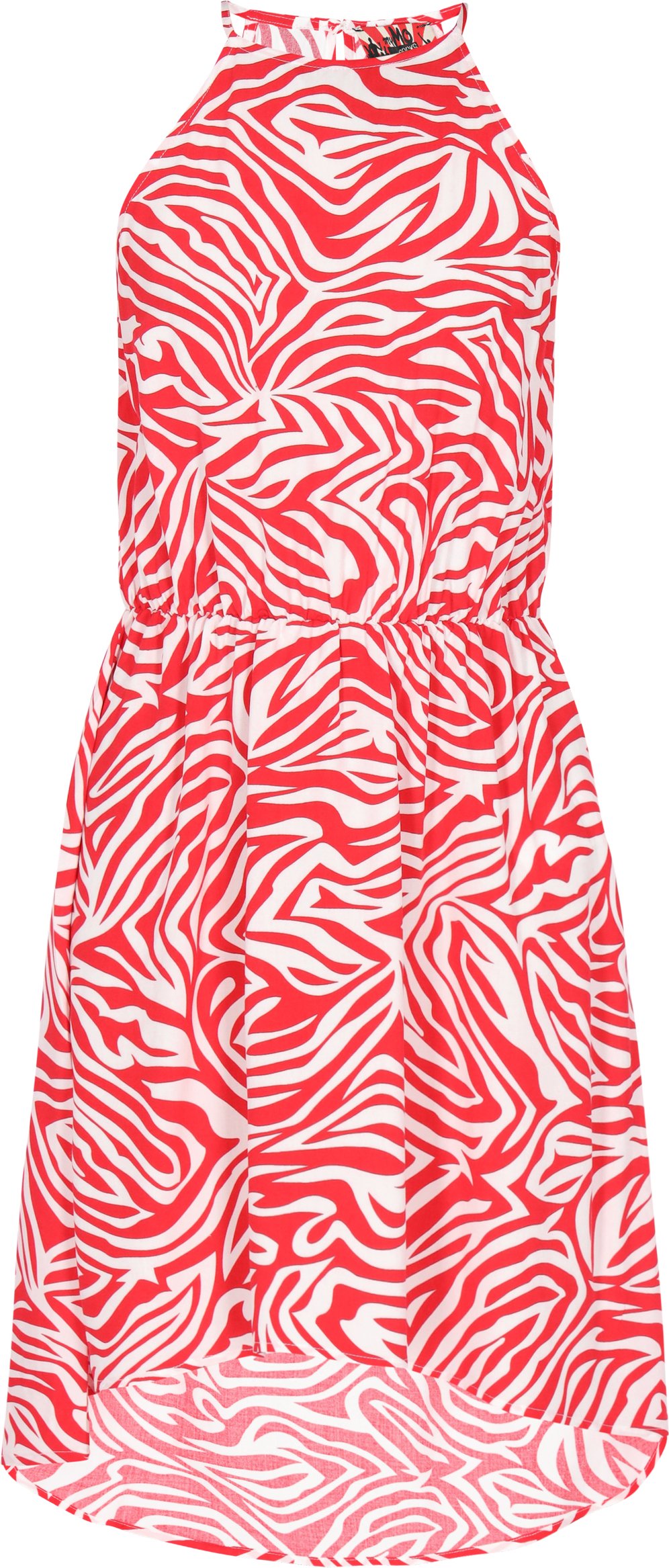 Mymo Kleid Frauen weiß rot