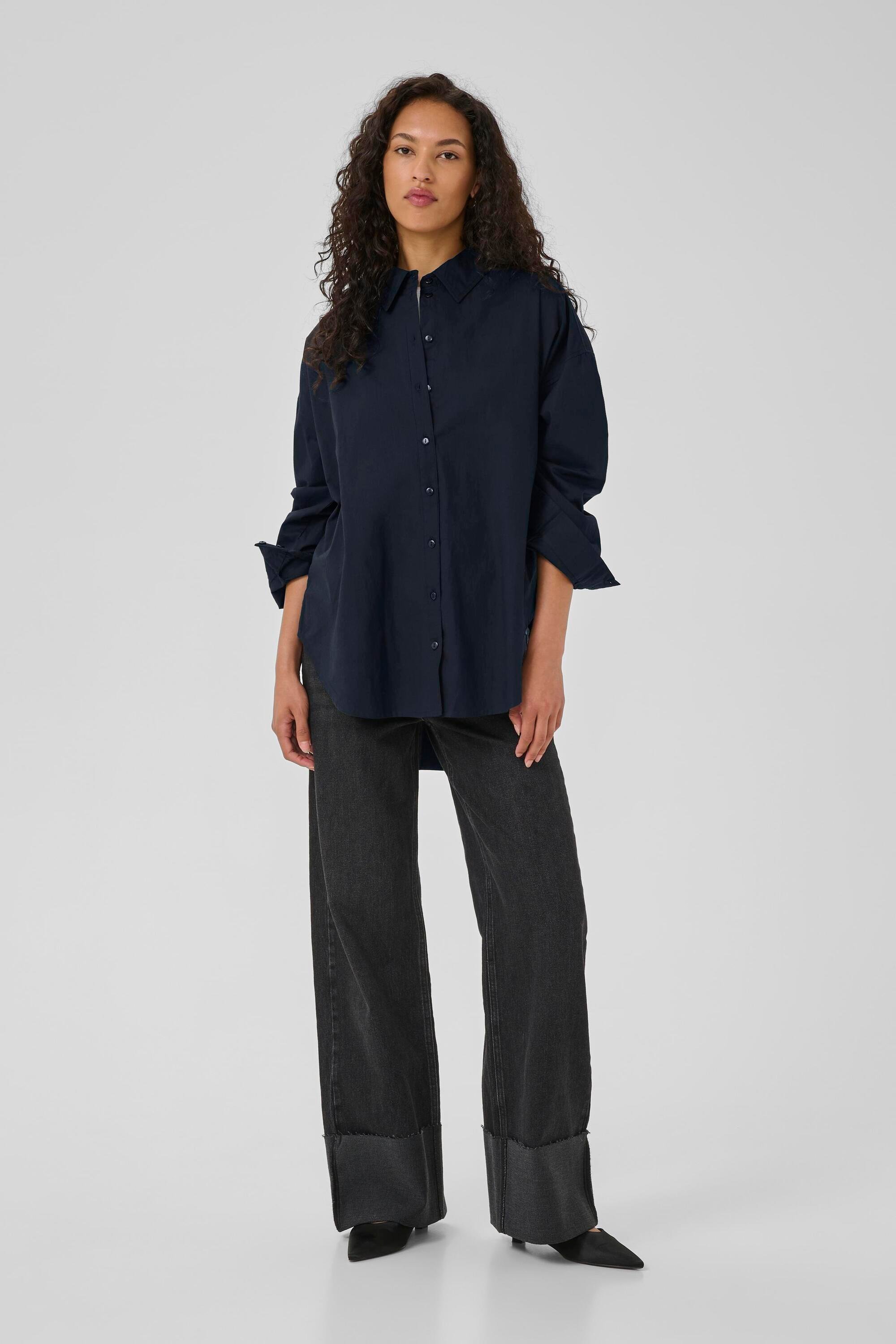 Langarm-Hemd SunnaMW Box fit black