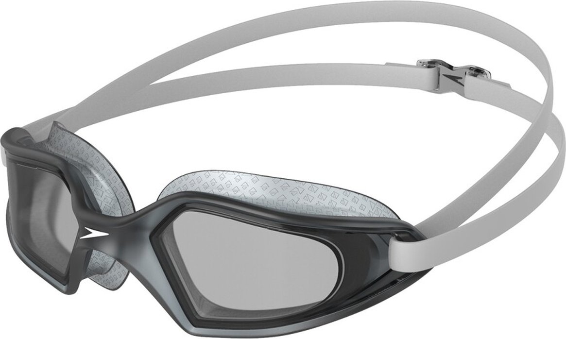 Speedo - "Hydropulse" Rauch-Grau Schwimmbrille für Herren/Damen Unisex (Weiß/Elefantengrau/Rauch-Grau)