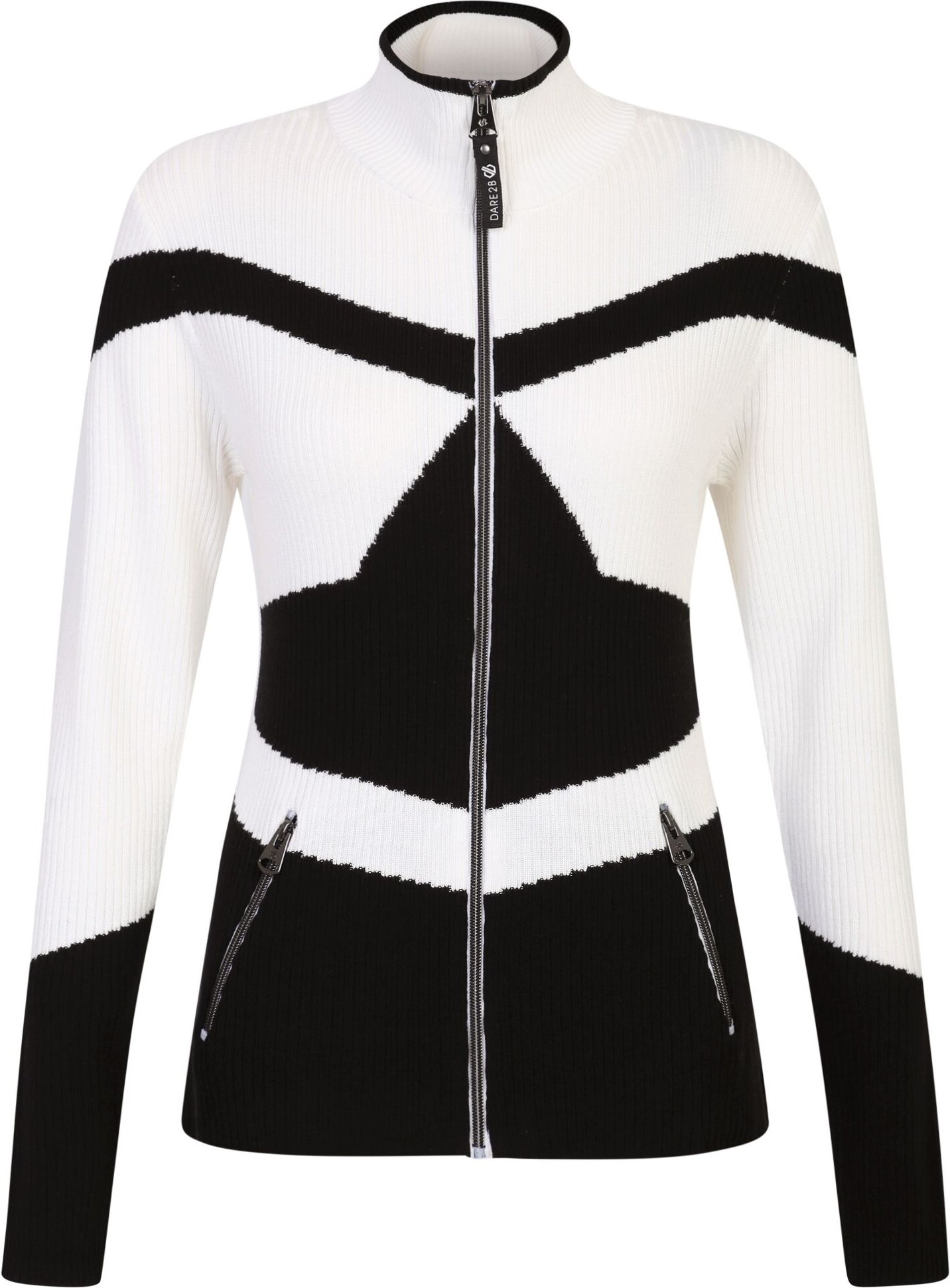 Dare 2B - "Rocker" Pullover Top für Damen (Schwarz/Weiß)